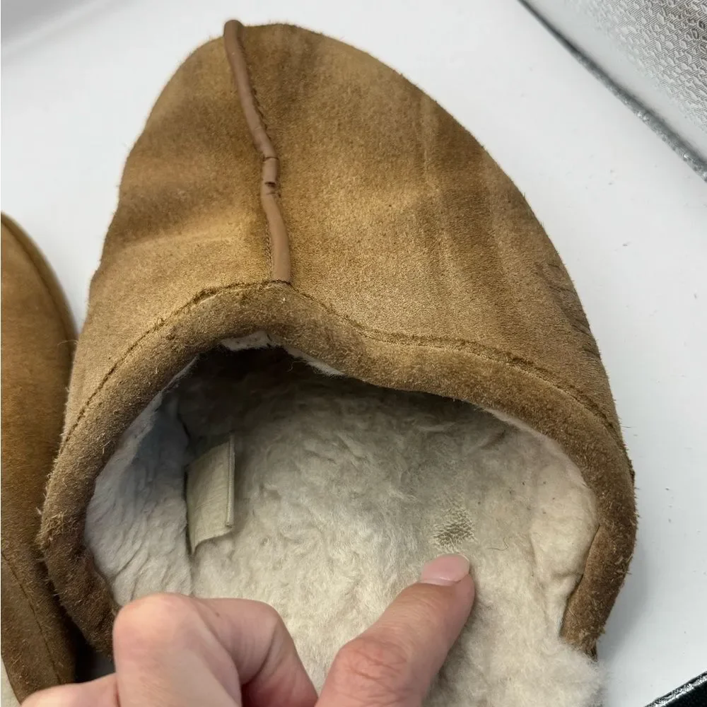 Ugg Men's Size 11 Scuff‎ Slippers Chestnut